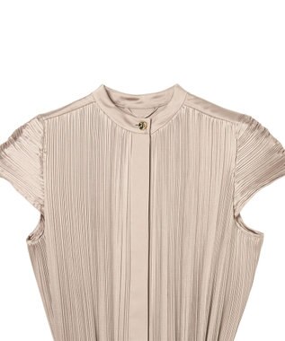 JOSEPH プリーツサテン　ドレス Powder