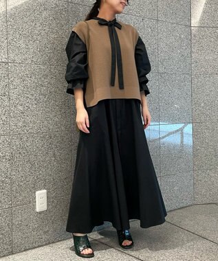 UNFILO 【撥水/撥油】ワンピース ブラック系