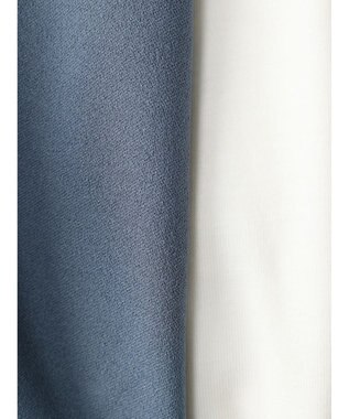 CRAFT STANDARD BOUTIQUE 梨地カットカーディガン＋ＬＳ　ＴＥＥーＳＥＴ Blue