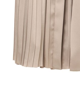 JOSEPH プリーツサテン　ドレス Powder