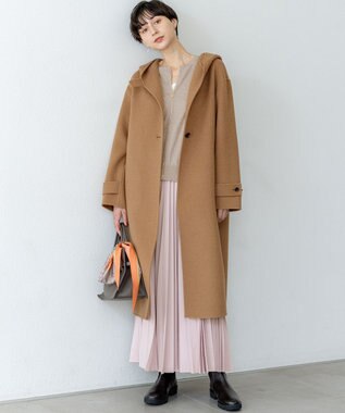 23区 S 【見上愛さん着用/CanCam11月号掲載】パウダリータイプライター プリーツ スカート ピンク系