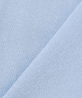 BEIGE， 【洗える】IXIA / コットンノースリーブドロストトップス Sax