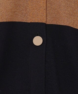 GRACE CONTINENTAL ニットマルチボーダージレ ピンク