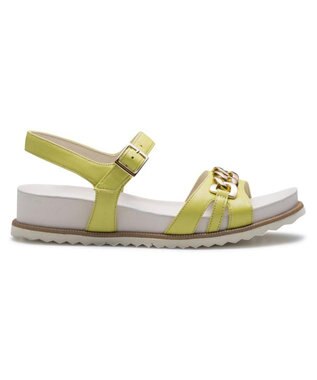 REGAL FOOT COMMUNITY 【リーガルレディース】F45R フットベッドサンダル サンダル グリーン