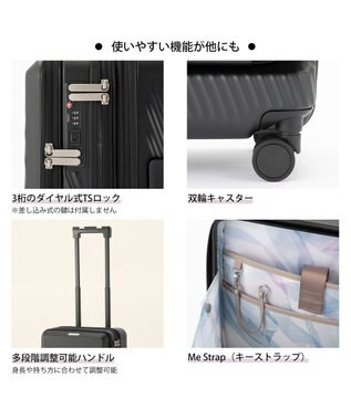 ACE BAGS & LUGGAGE 【雑誌掲載】 W&.Day/Night ピーロ スーツケース 機内持ち込みサイズ 32L 05421 ダブルアンドデイナイト ブラック