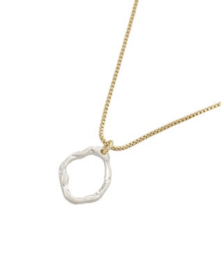 AMERICAN HOLIC ニュアンスリングスライドネックレス Gold