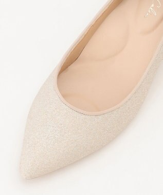 ANY SIS 【23.0cm~24.0cm】ラメローヒール パンプス シャンパン