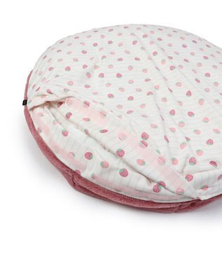 PET PARADISE ネット店限定 ペットパラダイス くすみ苺 クッション M ピンク