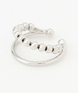 J.PRESS LADIES 【WEB限定】2way ボールイヤカフリング シルバー系