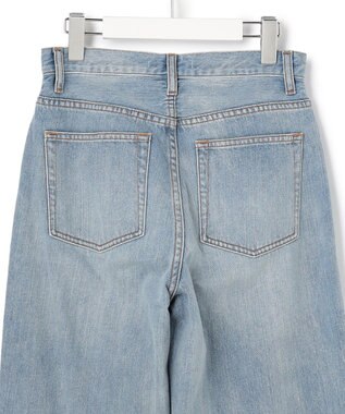 23区 L 【SLOW/一部店舗限定】ワイドシルエット デニム パンツ スカイブルー系