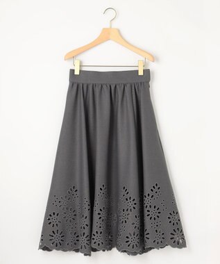 組曲 L ウォームレース スカート グレー系