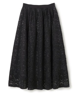 TOCCA 【洗える・消臭】LACE A LA CARTE スカート ブラック系
