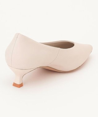 自由区 ポインテッド パンプス ベージュ系