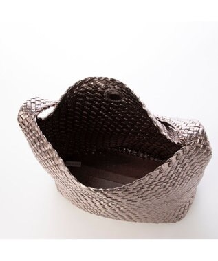 UNBILLION カシュカシュ cachecache / メタリックメッシュワンショルダー ダークシルバー