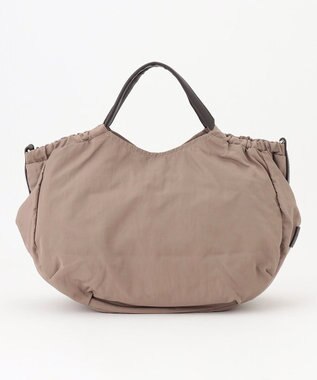 Y'SACCS 【Y’SACCS vous et】サイドギャザー2WAYトート Mサイズ ベージュ