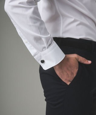 GOTAIRIKU 【形態安定】PREMIUMPLEATS_レギュラーカラー 通年ドレスシャツ_コンバーチブル仕様(25年秋冬モデル) ホワイト系