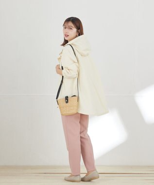 Tiaclasse L 【おのののかさん着用】とろみカラーテーパードパンツ ピンク