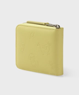 Paul Smith ドゥードゥル 2つ折り財布 イエロー