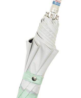 MOONBAT 【軽量】PAUL & JOE 晴雨兼用日傘 長傘 スウィンギングヌネット 一級遮光 遮熱 UV ミントグリーン