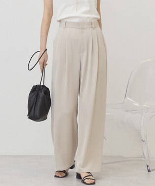 AMERICAN HOLIC 【イージーケア】ドレープパンツ