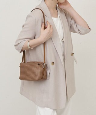 russet メッシュショルダーバッグ(CE-1767) Oak