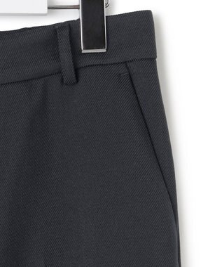 23区 S 【セットアップ対応/洗える】ウールライクカルゼ ワイド パンツ ネイビー系