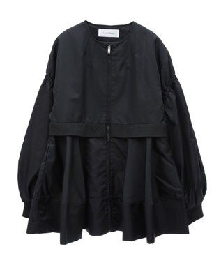 Green Parks ＭＡ－１ペプラムブルゾン Black