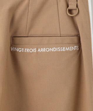 23区GOLF 【WOMEN】【ストレッチ】きれいめストレートパンツ すっきりシルエットでズレにくい ベージュ系