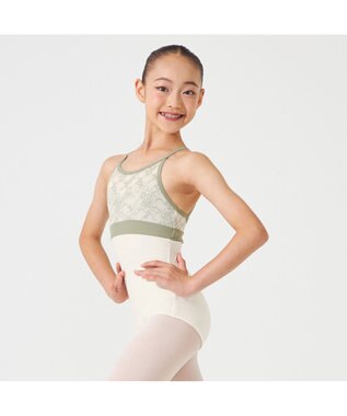 Chacott キャミソールレオタード カーキ