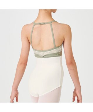 Chacott キャミソールレオタード カーキ