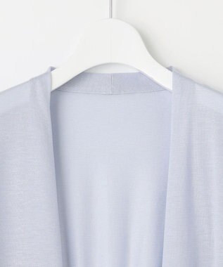 J.PRESS LADIES セルロースジャージー ロング カーディガン サックスブルー系