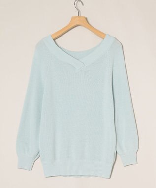 ONWARD Reuse Park 【any FAM】ニット春夏 ブルー