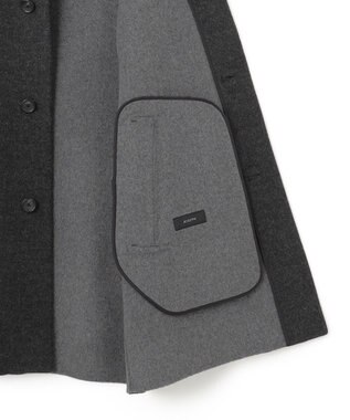 JOSEPH HOMME DOUBLE FACE CASHMERE BALMACHAN COAT グレー系
