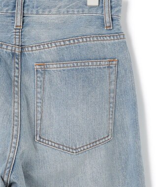 23区 L 【SLOW/一部店舗限定】ワイドシルエット デニム パンツ スカイブルー系