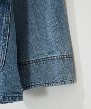 AMERICAN HOLIC ノーカラーデニムカバーオール Light Indigo