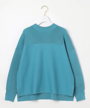 ANY SIS S 【洗える】ウキウキ ニット アクアブルー