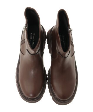 earth music&ecology ＯＲｉｅｎｔａｌ　ＴＲａｆｆｉｃ　サイドジップブーツ Brown