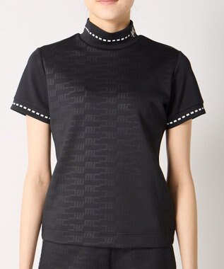 FILA GOLF／marie claire 【Marie claire sports】モックネックシャツ ブラック