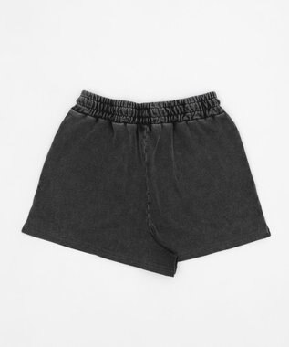 WEGO 【ウエストゴム】スウェットショートパンツ スミクロ