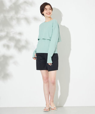 HELLY HANSEN 【UVカット・耐海水・耐塩素】シャルムラッシュガード3ウェイトップス ミスティグレー