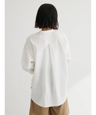 Green Parks ボリュームタックブラウス Off White