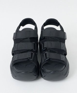 WEGO ボリュームスニーカースポーツサンダル ブラック