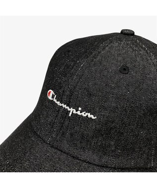 林八百吉商店 Champion　デニムローキャップ ブラック