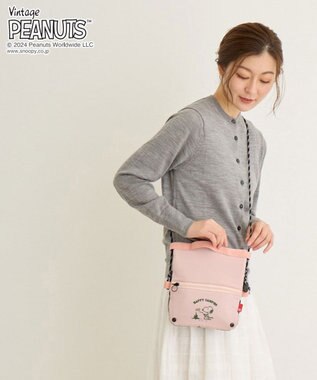 ROOTOTE 8608【スヌーピー:簡易保冷】IP.サーモキーパー.サコッシュ.ピーナッツ-9B 03：ハッピーキャンパー