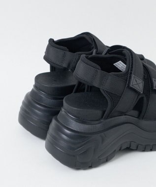 WEGO ボリュームスニーカースポーツサンダル ブラック