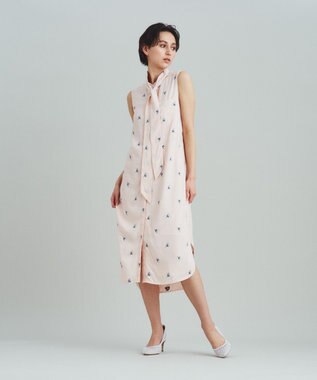 GRACE CONTINENTAL エンゼルフィッシュジャガードワンピース