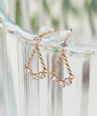 Phoebe 【K10】スウィングビジューピアス ゴールド