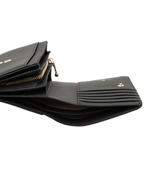 LANVIN en Bleu カルノ 二つ折り中Lファスナー財布 ブラック