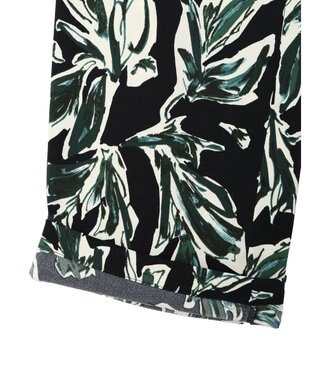 AMERICAN HOLIC Ｆｌｏｗｅｒプリントリラックスパンツ Black