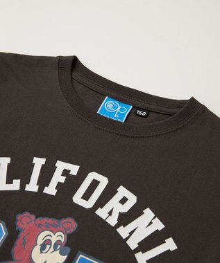 OP／FILA 【Ocean Pacific】カリフォルニアベアTシャツ チャコールグレー